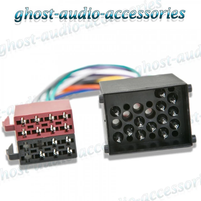 Adaptateur Radio ISO Voiture 16 Broches - Pour JVC/Kenwood - Plug And Play - Connexion Bluetooth
