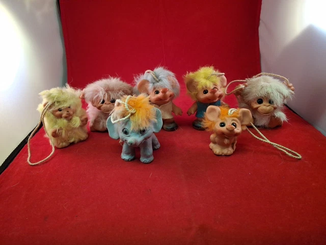 VINTAGE PELUCHE TYPE KIKI avec fourrure Bootleg années 80 rare EUR 8,00