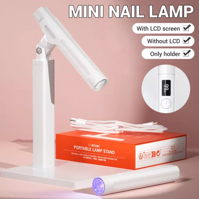 Mini Nail Dryer Lamp UV LED Nail Light For Curing All Nail Gel USB Rechargeable