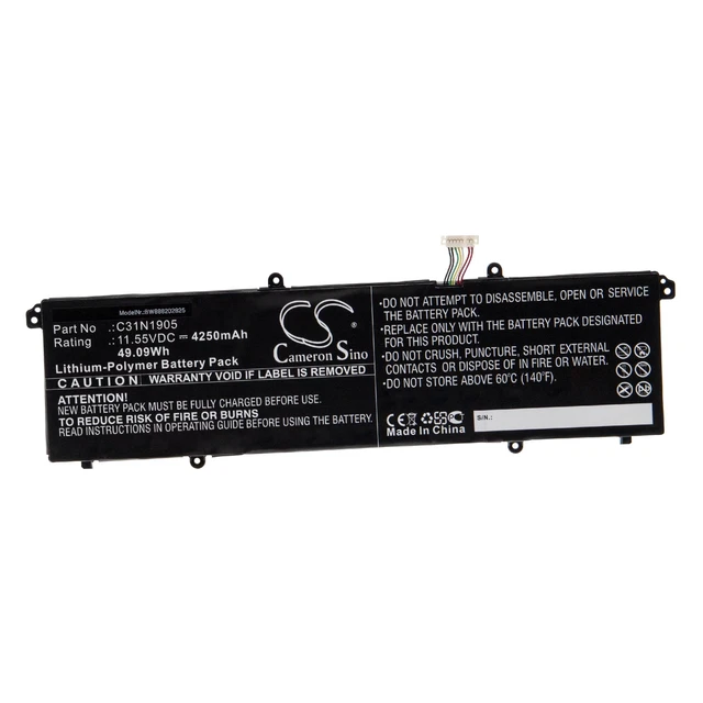 K KYUER 50WH C31N1905 Laptop Battery For Asus VivoBook S13 S14 S15