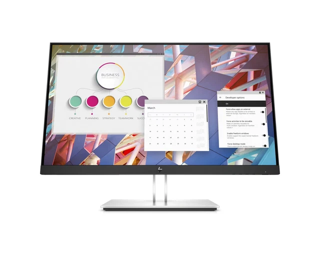 HP E24 G4 - - 60,5 cm (23,8") IPS + LED - Silber - 1.Wahl