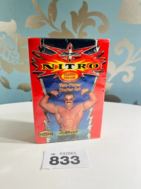 Gioco di carte collezionabili vintage 2000 WCW Nitro - NUOVO E SIGILLATO - Wrestling WWE