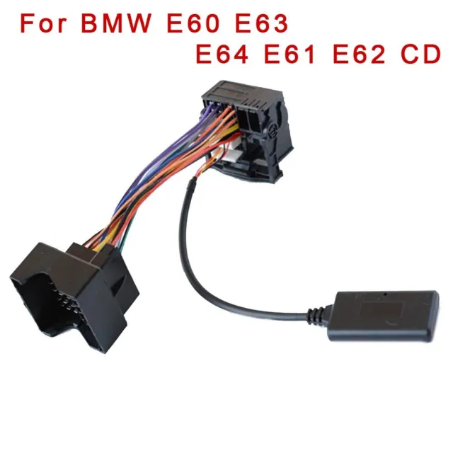 Bluetooth Module Audio Câble Aux 12-Pin Prise Adaptateur for E60 E63 E64 E61
