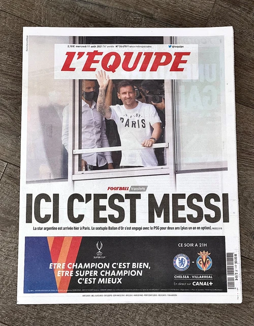 Carte Postale Lionel Messi - Argentine / PSG - Collection Foot