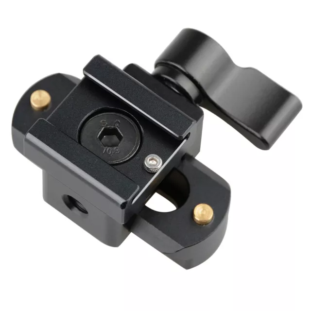 CAMVATE Quick Release Clamp & Cold Shoe Mount 5cm Nato Rail For Camera