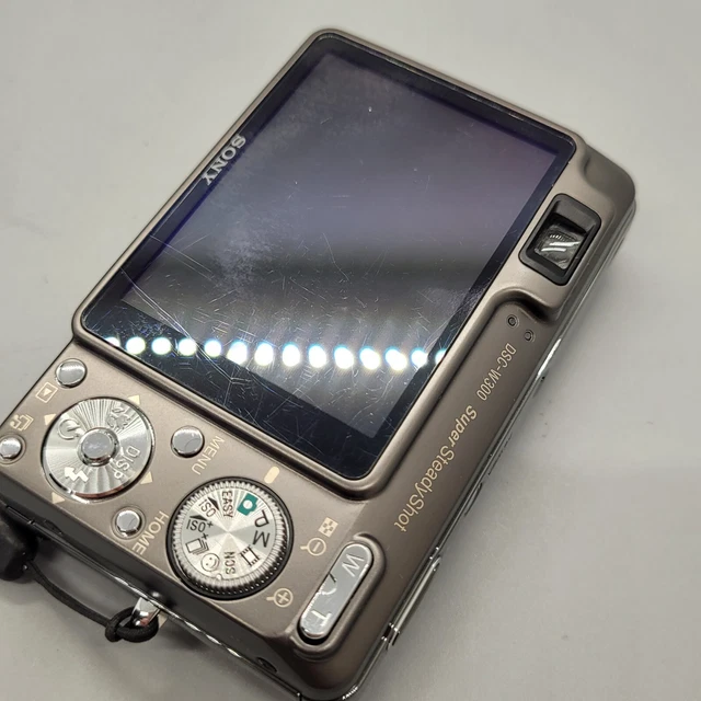 Sony Cybershot DSC-W300 13,6 megapixel fotocamera digitale compatta argento testato 19