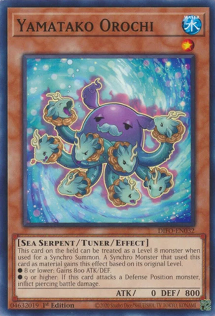 Yugioh! Yamatako Orochi - DIFO-EN032 - Common - 1st Edition Near Mint, English