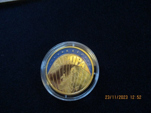 Médaille - Adieu au Franc - 500 FRANCS / 70 ECUS - ARC DE