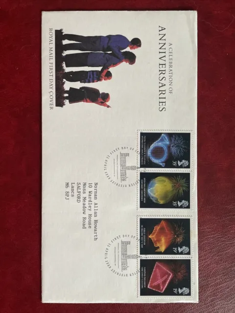 1989 Anniversaries First Day Cover London Pmk.*