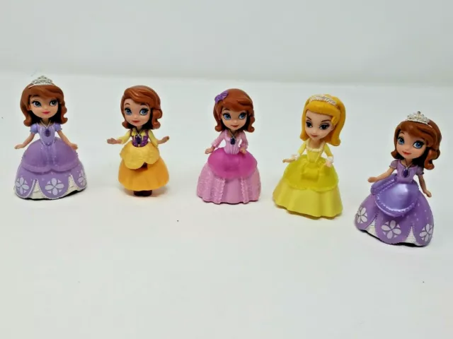 5 Disney Princess Sofia the First Sophia & Friends Folding Figures Dolls