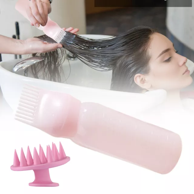 Dyeing Shampoo Bottle Oil Comb Hair Tools Hair Dye Applicator Brush Bottles