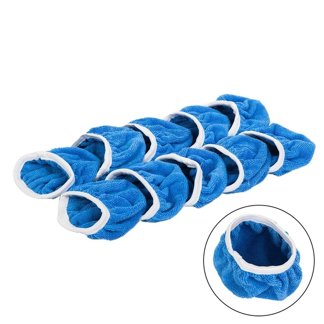 Tragbar Langlebig Polierpads Set 5-6 Zoll Abdeckung Hellblau Mikrofaser