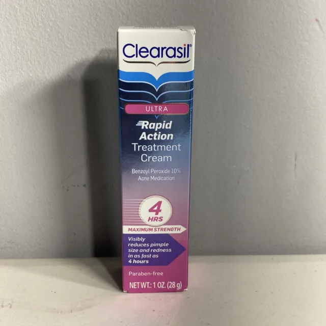 Clearasil Rapid Action Treatment Cream 4hour Reduce Spot Rednes 25ml