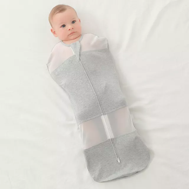 Manta de disco de malla fina seguro cálido unisex saco de dormir para bebé