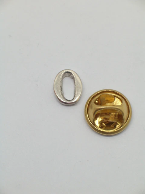 Broche De Veste Avec Initiale - Ou - en Argent 925 - Pins - Lettre - Alphabet 2