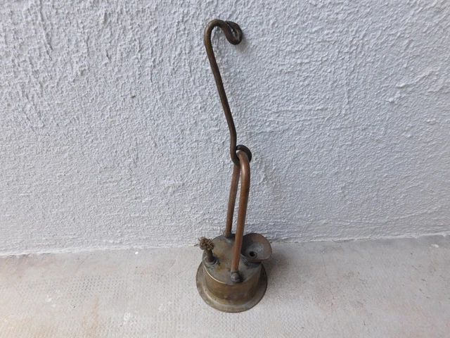 Lampe à Huile Ancienne Pour Chambre Noire - Junius 27 Cm - Safelight Kodak - Fabriquée France