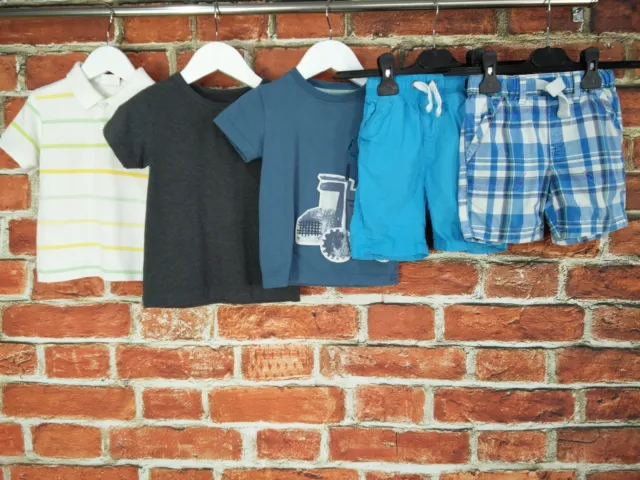 Baby Boys Bundle Aged 12-18 Months Next Zara T-Shirts Shorts Checked Summer 86Cm