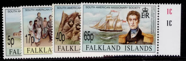 FALKLAND ISLANDS QEII SG723-726, 1994 Anniv of missionary scouts set, NH MINT.