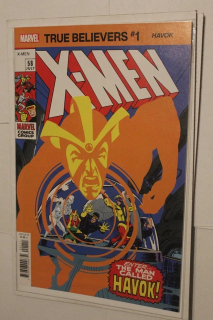 True Believers X-Men Havok 2020 Marvel #1 NM Reprint X-MEN 58 Neal Adams Cover