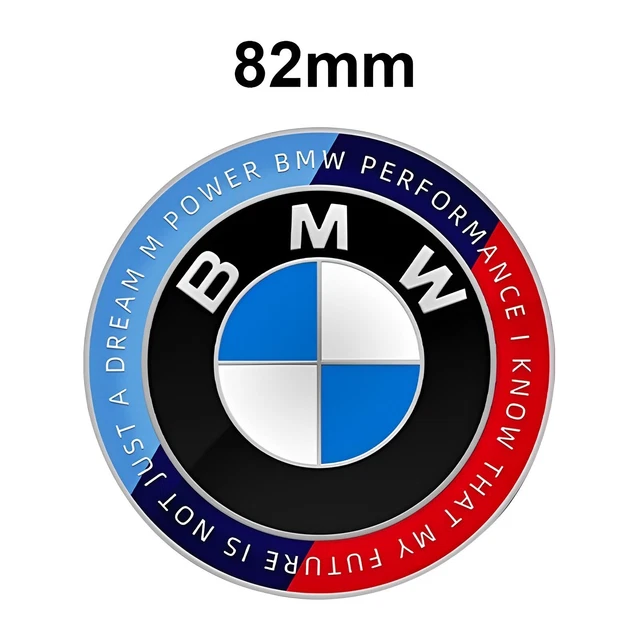 Insigne Enjoliveur De Roue BMW – édition 50ème Anniversaire – Noir, Kit Avant/arrière