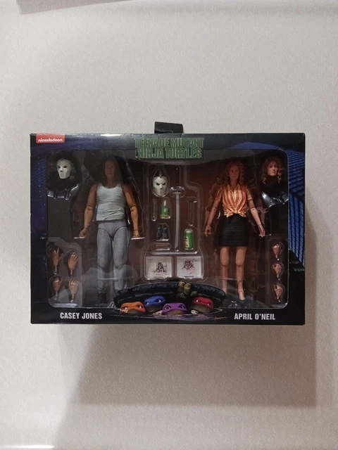 *NEW*NECA Teenage Mutant Ninja Turtles April O'Neil & Casey Jones 7 inch Action