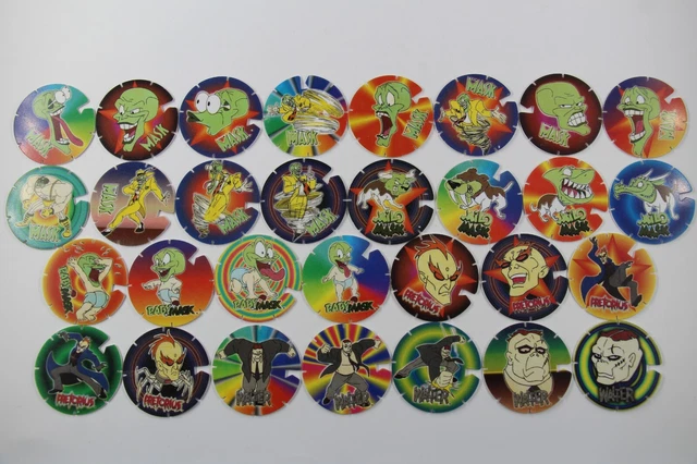 Lot De POGs BN Mask - Occasion - Jeu De Collection Années 90 - Parfait Pour Les Nostalgiques