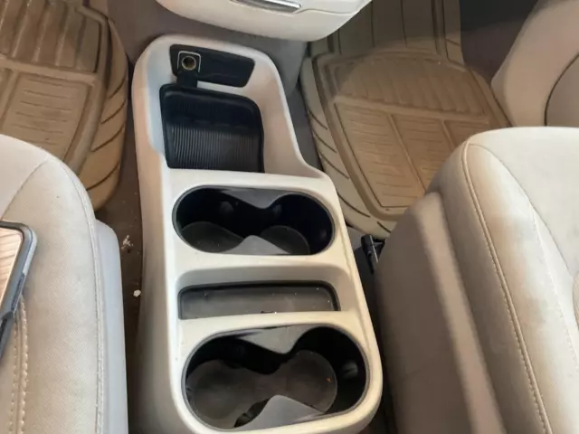 Used Front Lower Center Console fits  2017 Chrysler Pacifica floor w o retractab