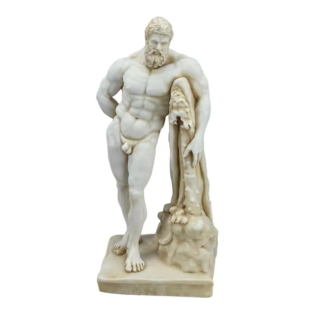 Farnese Hercules Heracles Greek Cast Marble Sculpture Statue Museum Copy