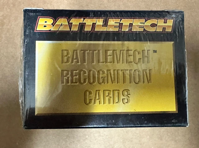 BATTLETECH BATTLEMECH RECOGNITION Card 1993 FASA Mechwarrior Set 1675 ...