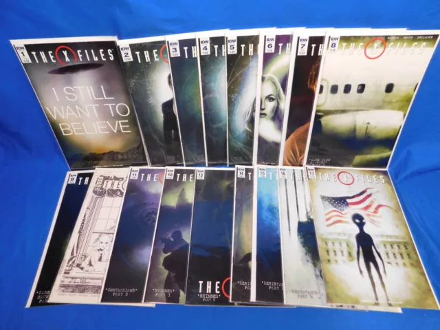 X-Files Comic Set 1-2-3-4-5-6-7-8-9-10-11-12-13-14-15-16-17 Lot IDW 2016 Series