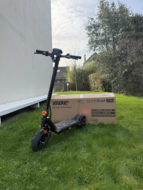 Acheter MAXTURN X1 Trottinette Électrique Pliante Adulte Pour Déplacements Urbains Batterie 48V15.6Ah Moteur 1000W Pneus Tout-Terrain Tout-Terrain E-Scooter