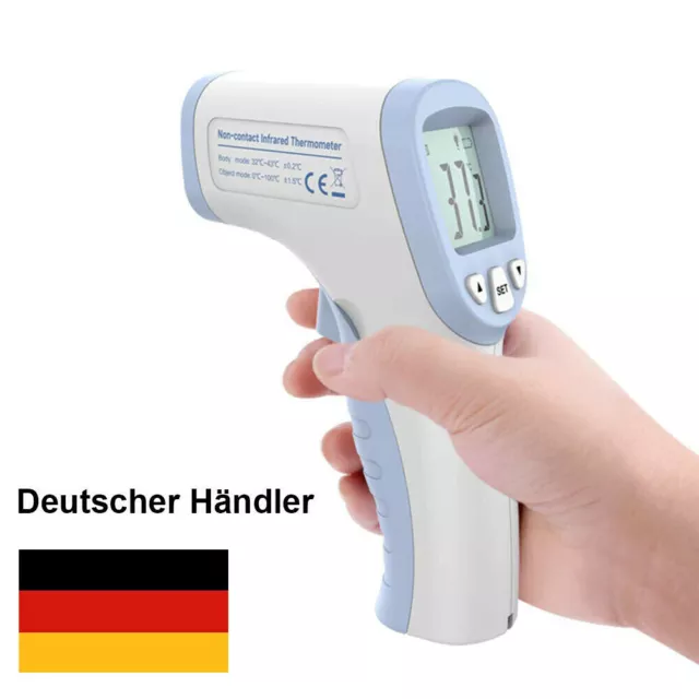 Kontaktloses Infrarot Fieberthermometer für Babys, Kinder und Erwachsene TOP