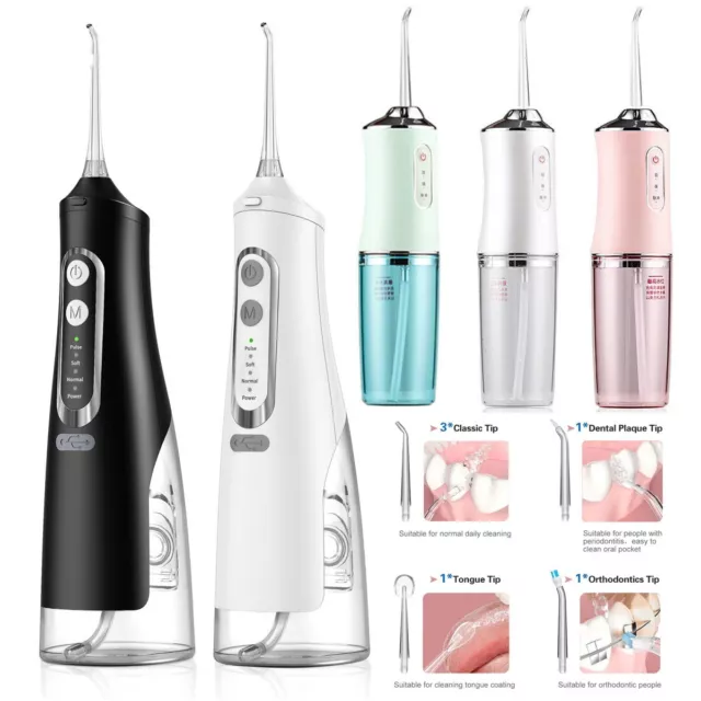 Water Jet Dental Teeth Flosser Electric Oral Irrigator Tooth Cleaner Floss Pick