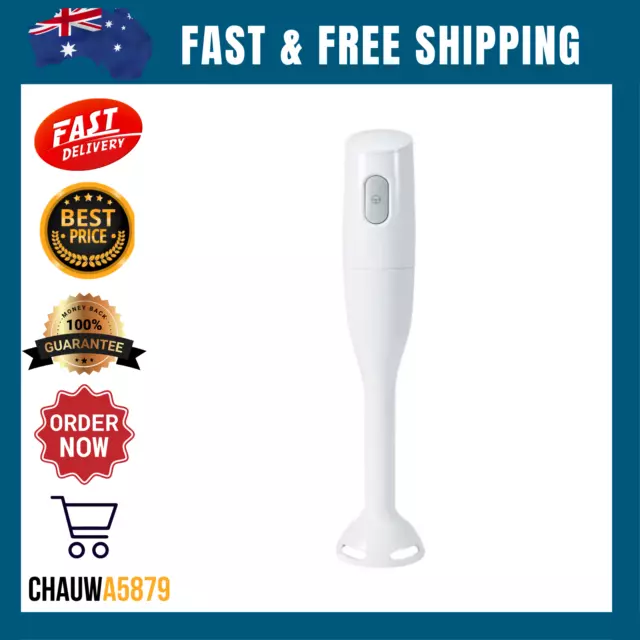 Stick Mixer Hand Held Blender Electric Portable Food Beater 1 Setting Speed