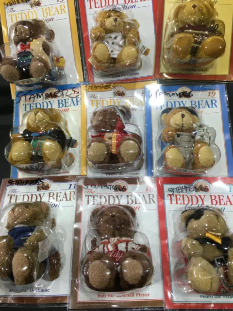 The Teddy Bear Collection Cuddly Soft Toy Bears.  Different Characters