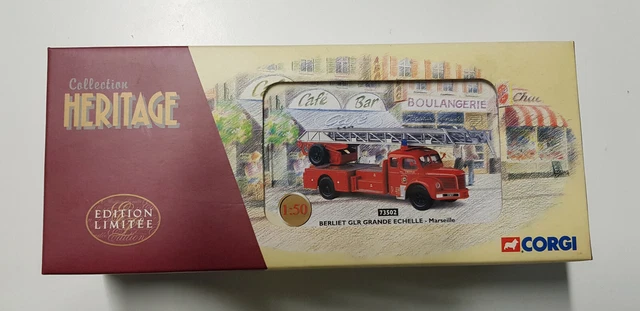 Voitures, camions et fourgons miniatures jaunes Berliet 1:50 Voitures, camions et fourgons miniatures jaunes Berliet 1:50