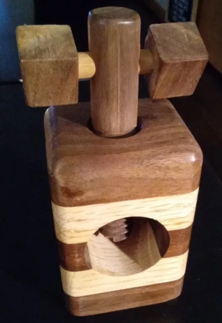 Wow!! Beautiful Wooden Screw Nut Cracker