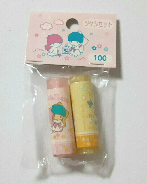 Gomma da cancellare Little Twin Stars 1998' SANRIO vecchio vintage retrò...