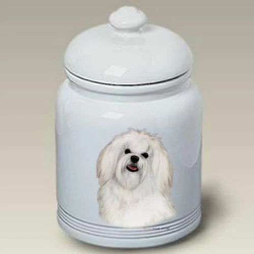 Maltese Ceramic Treat Jar TB 34909