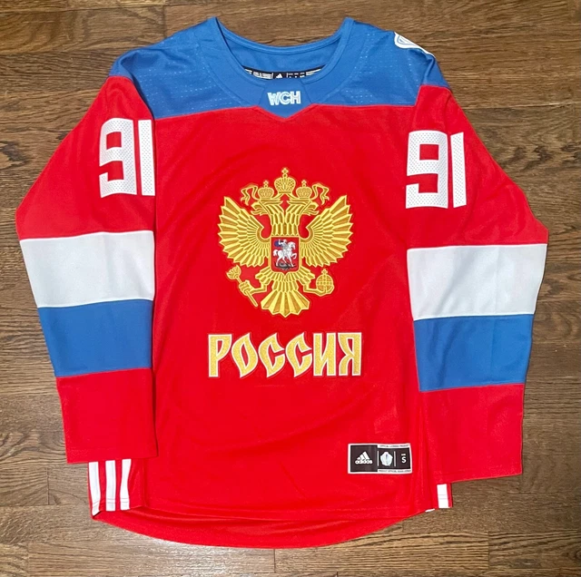 Team Russia 2016 World Cup of Hockey #91 Vladimir Tarasenko Red Premier Jersey