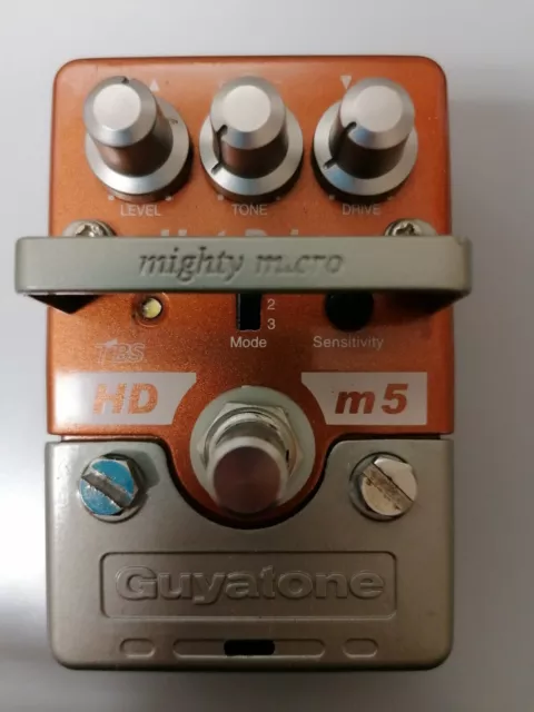 Guyatone HD m5 Overdrive & Distortion Pedal - Guitar, Bass, Vocals etc. in Box