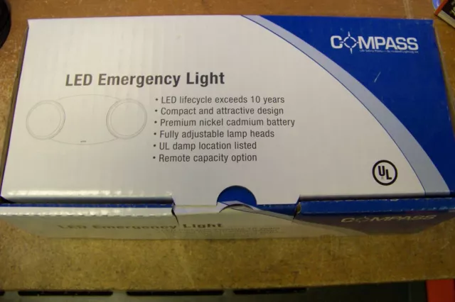 Compass LED Emergency Light by Hubbell - CU2WG