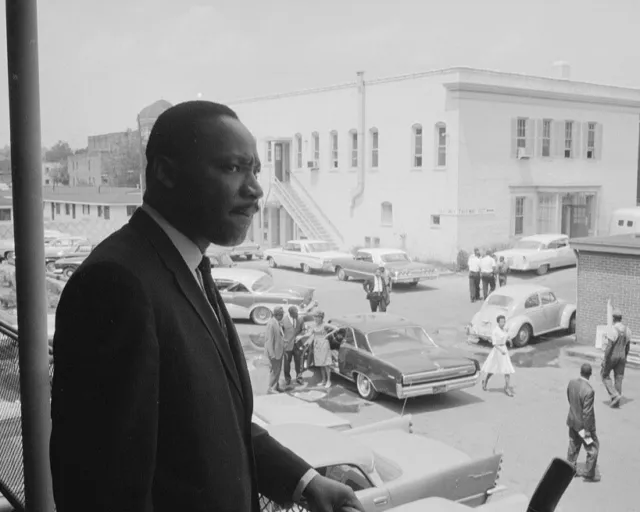 8x10 B&W Art Print 1963 Martin Luther King Jr. Campaign At Birmingham,Alabama #2