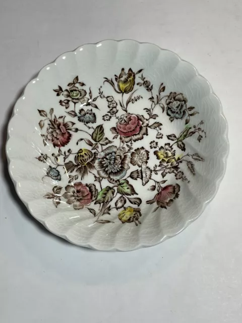 Vintage Johnson Brothers Staffordshire Bouquet China Dessert Bowl England