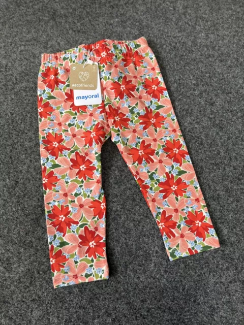 Mayoral Girls Floral Leggings Age 8Years (REFB26)