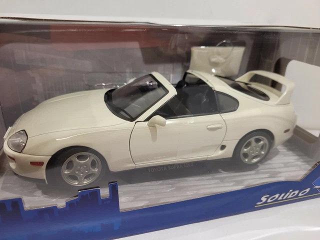 Miniature Solido neuve Die cast 1/18 Toyota Supra Mk4 1993 Targa blanc s1807602