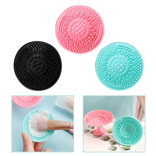 3pcs Cosmétique Brosse de Nettoyage Maquillage Brosse Laveur Tapis