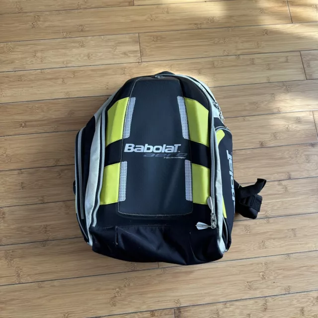 Babolat Tennis Racket Backpack Bag Aero Prodrive Nadal Yellow Black