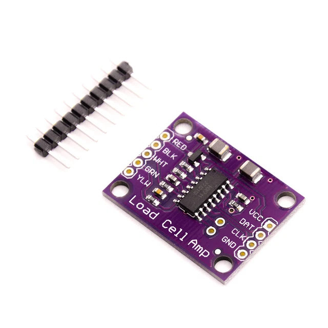 WEIGHING SENSOR 24-BIT A/D Conversion Adapter Load Cell Amplifier Board ...