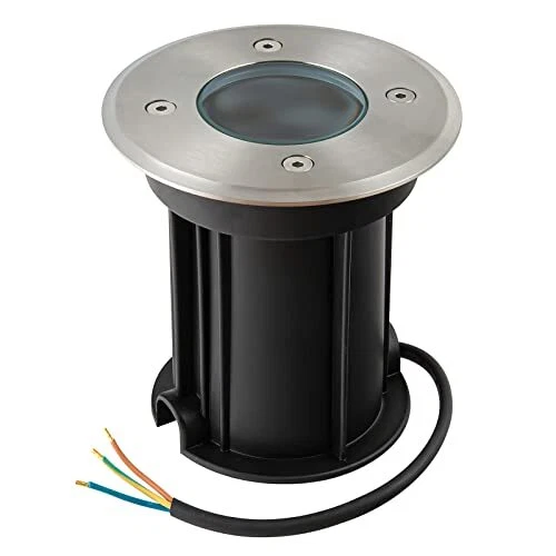 URing Spot Exterieur encastrable au sol pour GU10 IP67 étanche LED Spot Terra...